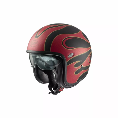 Casco Jet Premier Vintage Grafica FR Carbonio/Nero Nero Opaco | Motorsportstore