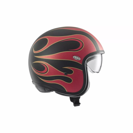 Casco Jet Premier Vintage Grafica FR Carbonio/Nero Nero Opaco | Motorsportstore