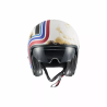 Casco Jet Premier Vintage Grafica BTR Bianco Nero Opaco | Motorsportstore