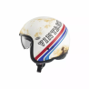 Casco Jet Premier Vintage Grafica BTR Bianco Nero Opaco | Motorsportstore