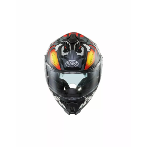 Casco Premier Typhoon MO 92 BM ECE 22.06 Grigio Nero | Motorsportstore
