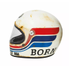 Casco Integrale Premier Trophy Grafica BTR Bianco Nero Opaco | Motorsportstore