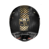 Casco Integrale Premier Thunder Carbonio Nx Oro Cromato | Motorsportstore