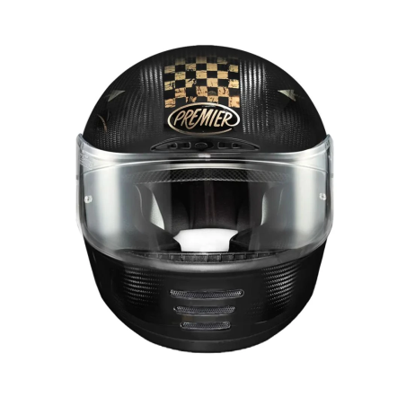 Casco Integrale Premier Thunder Carbonio Nx Oro Cromato | Motorsportstore