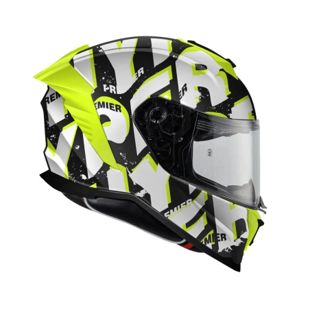 Casco Integrale Premier Hyper Grafica SR Grafica Y8 Nero Opaco | Motorsportstore