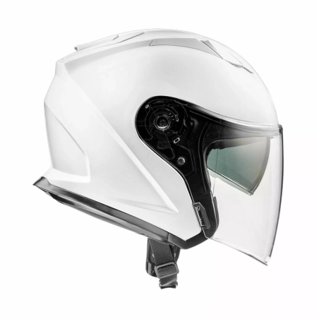 Casco Jet Premier Dokker Bianco Lucido | Motorsportstore
