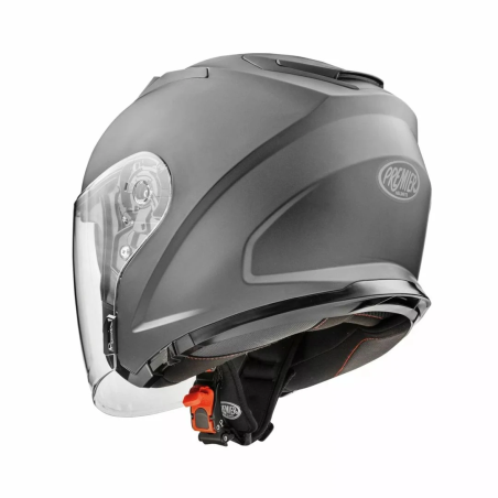 Casco Jet Premier Dokker Nero Titanio Opaco | Motorsportstore