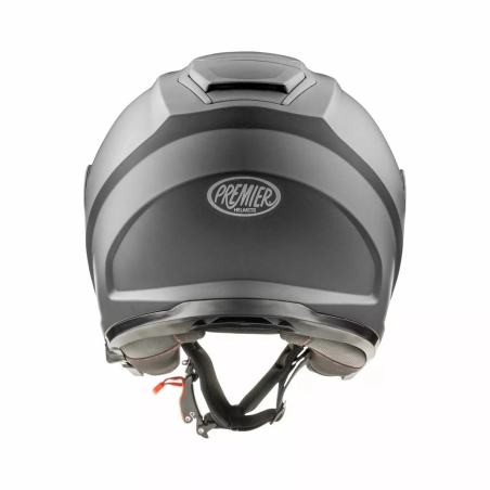 Casco Jet Premier Dokker Nero Titanio Opaco | Motorsportstore