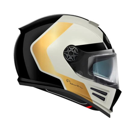 Casco Integrale Premier Commander Grafica GP Bianco Nero Nero Opaco | Motorsportstore
