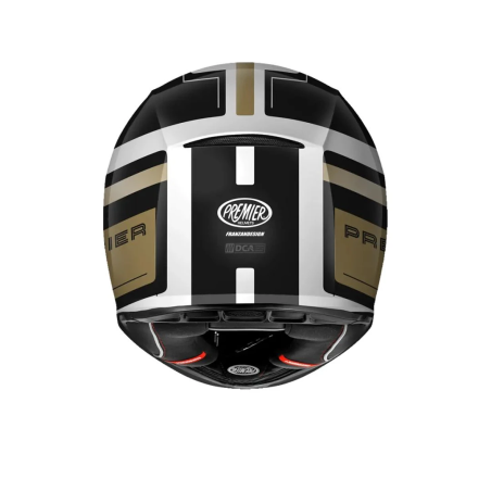 Casco Integrale Premier Commander Grafica DA Grigio Nero Opaco | Motorsportstore