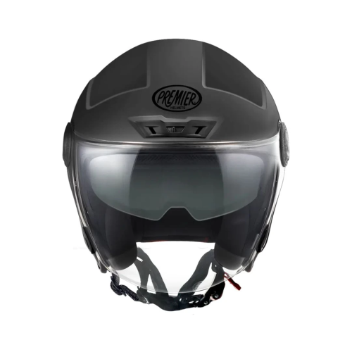 Casco Jet Premier City Fly Evo Nero Titanio Opaco | Motorsportstore