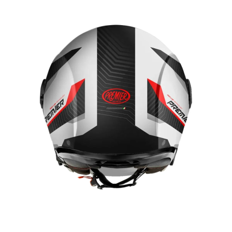 Casco Jet Premier City Fly Evo Grafica FA Bianco | Motorsportstore