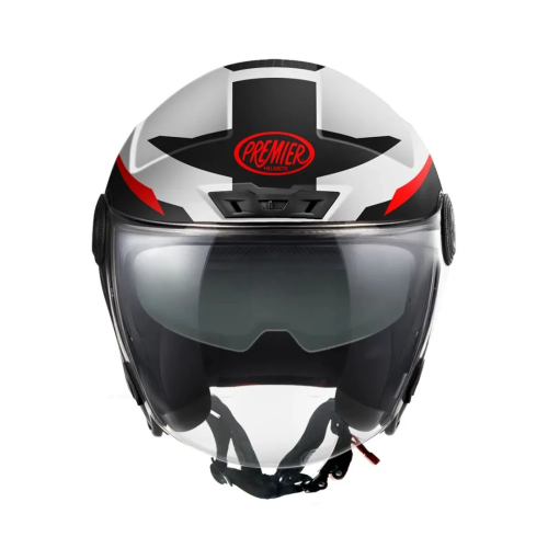 Casco Jet Premier City Fly Evo Grafica FA Bianco | Motorsportstore