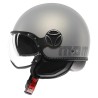 Casco MOMO Design FGTR EVO Mono Grigio opaco / ceruleo argento E2206