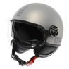 Casco MOMO Design FGTR EVO Mono Grigio opaco / ceruleo argento E2206