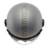 Casco MOMO Design FGTR EVO Mono Grigio opaco / ceruleo argento E2206