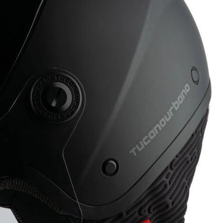 EL'POP Grigio Carbone Opaco | Casco Demi-Jet Tucano Urbano