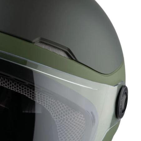 EL'POP Verde Airborne Opaco | Casco Demi-Jet Tucano Urbano