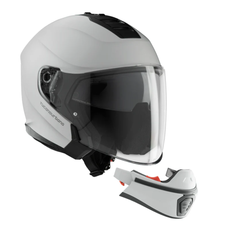 HYPERLINK Grigio Chiaro Opaco | Casco Integrale/Jet P/J Tucano Urbano
