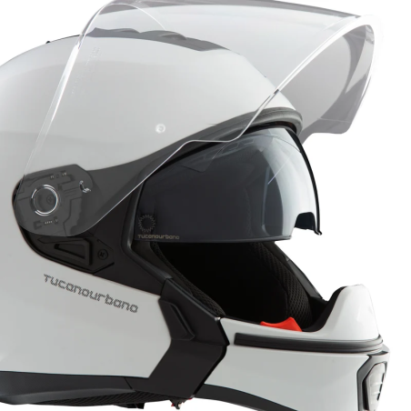 HYPERLINK Grigio Chiaro Opaco | Casco Integrale/Jet P/J Tucano Urbano