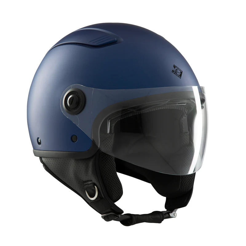 EL'FAN Blu Opaco | Casco Demi-Jet Tucano Urbano