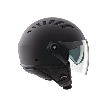 EL'TOP Grigio Carbone Opaco | Casco Demi-Jet Tucano Urbano