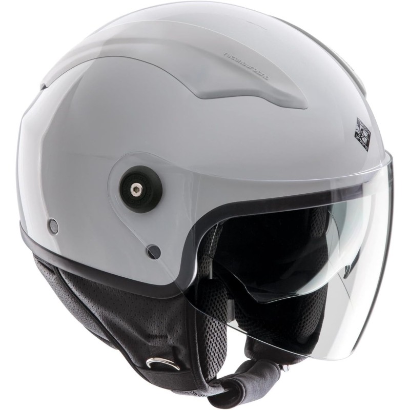 EL'TOP Ghiaccio Lucido | Casco Demi-Jet Tucano Urbano