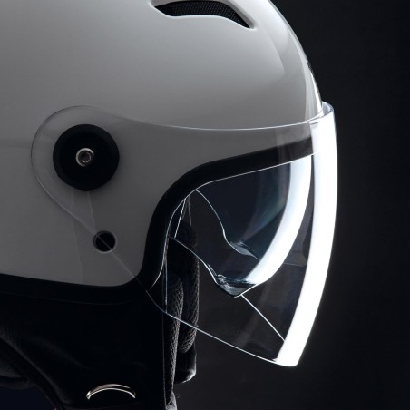 EL'TOP Ghiaccio Lucido | Casco Demi-Jet Tucano Urbano