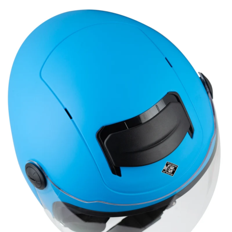 EL'KID Azzurro Chiaro Opaco | Casco Demi-Jet Bambino Tucano Urbano