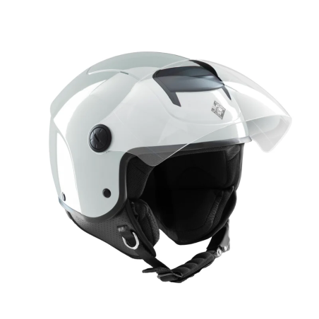 EL'KID Bianco Lucido | Casco Demi-Jet Bambino Tucano Urbano