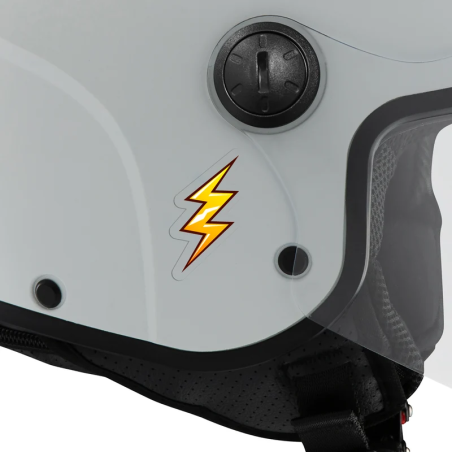 EL'KID Bianco Lucido | Casco Demi-Jet Bambino Tucano Urbano