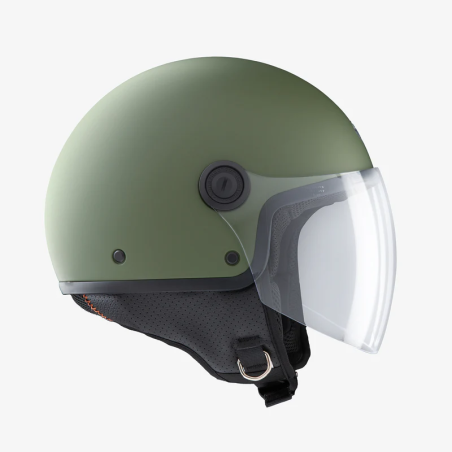 EL'JETTIN 6.0 Verde Airborne Opaco | Casco Demi-Jet Tucano Urbano