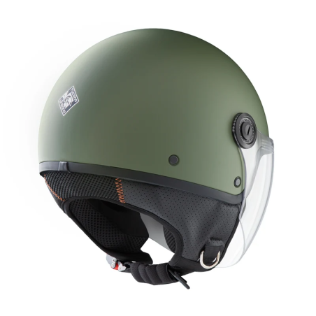 EL'JETTIN 6.0 Verde Airborne Opaco | Casco Demi-Jet Tucano Urbano