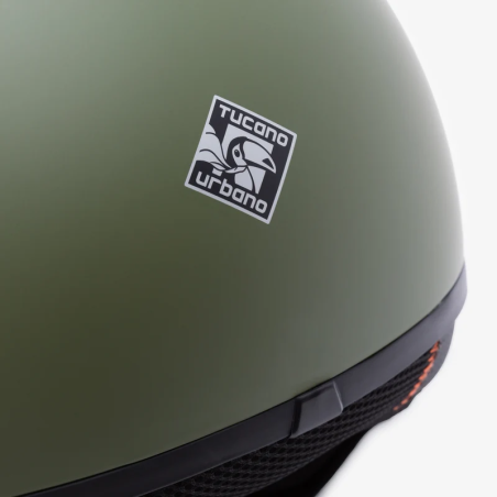 EL'JETTIN 6.0 Verde Airborne Opaco | Casco Demi-Jet Tucano Urbano