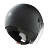 EL'JETTIN 6.0 Grigio Carbone Opaco | Casco Demi-Jet Tucano Urbano