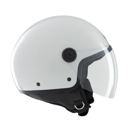 EL'JETTIN 6.0 Bianco Ghiaccio Lucido | Casco Demi-Jet Tucano Urbano