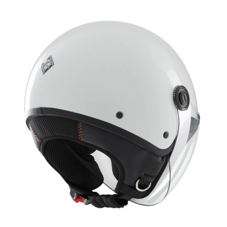 EL'JETTIN 6.0 Bianco Ghiaccio Lucido | Casco Demi-Jet Tucano Urbano