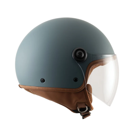 EL'JETTIN 6.0 Blu Petrolio Opaco | Casco Demi-Jet Tucano Urbano