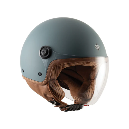 EL'JETTIN 6.0 Blu Petrolio Opaco | Casco Demi-Jet Tucano Urbano