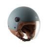 EL'JETTIN 6.0 Blu Petrolio Opaco | Casco Demi-Jet Tucano Urbano