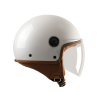 EL'JETTIN 6.0 Bianco Perla Lucido | Casco Demi-Jet Tucano Urbano