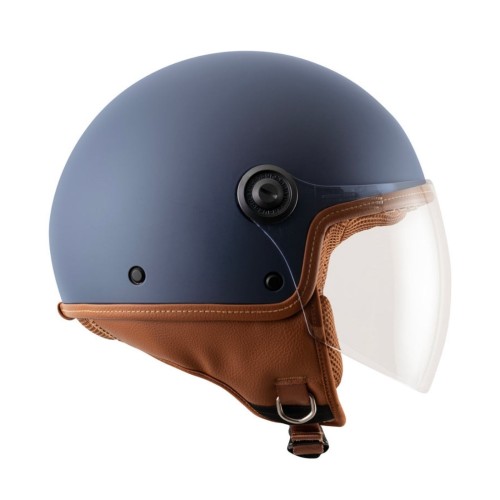 EL'JETTIN 6.0 Blu Scuro Opaco | Casco Demi-Jet Tucano Urbano