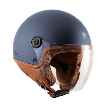 EL'JETTIN 6.0 Blu Scuro Opaco | Casco Demi-Jet Tucano Urbano