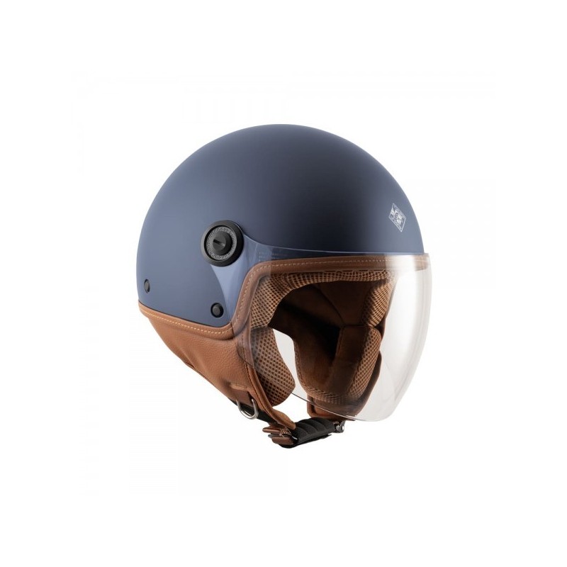 EL'JETTIN 6.0 Blu Scuro Opaco | Casco Demi-Jet Tucano Urbano