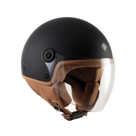 EL'JETTIN 6.0 Nero Opaco | Casco Demi-Jet Tucano Urbano