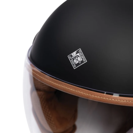EL'JETTIN 6.0 Nero Opaco | Casco Demi-Jet Tucano Urbano