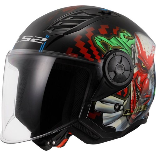 Casco Jet LS2 Airflow II Happy Dreams lucido | Motorsport Store