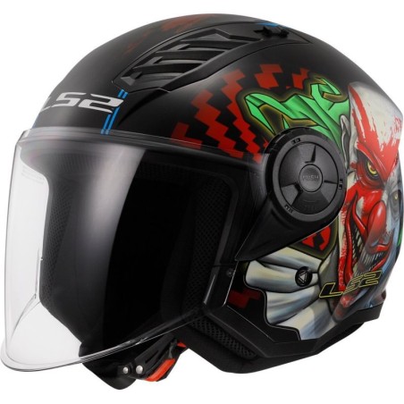 Casco Jet LS2 Airflow II Happy Dreams lucido | Motorsport Store