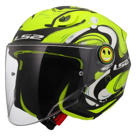 Casco Jet Junior LS2 Funny II Glup H-Vis Yellow | Motorsport Store