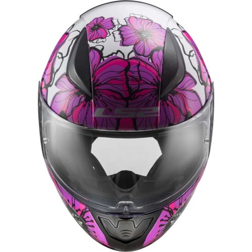 Casco Integrale LS2 Rapid II Poppies Rosa | Motorsport Store